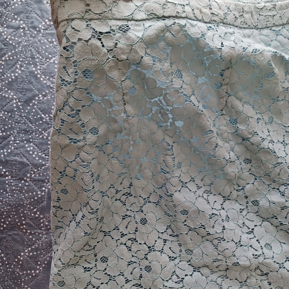 Merona Light Blue Lace Dress - Picture 6 of 6